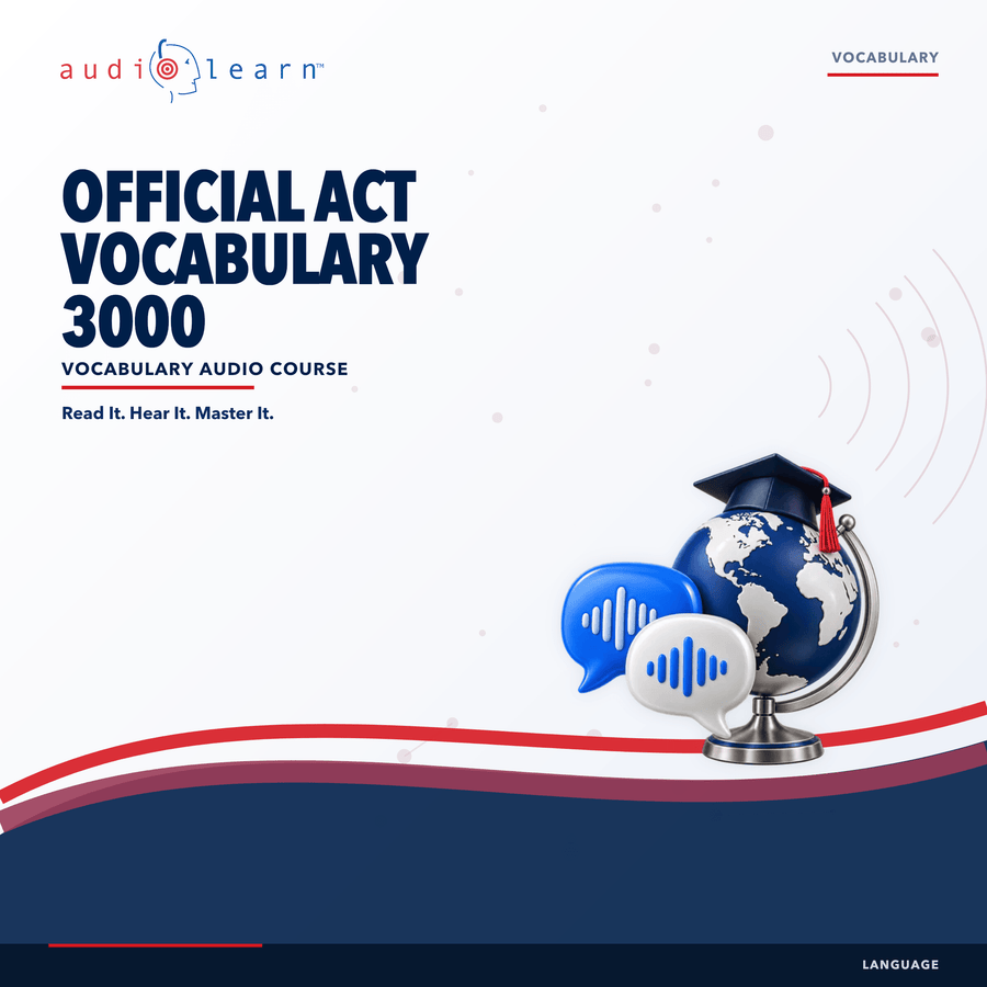 Official ACT Vocabulary 3000 audio course cover
