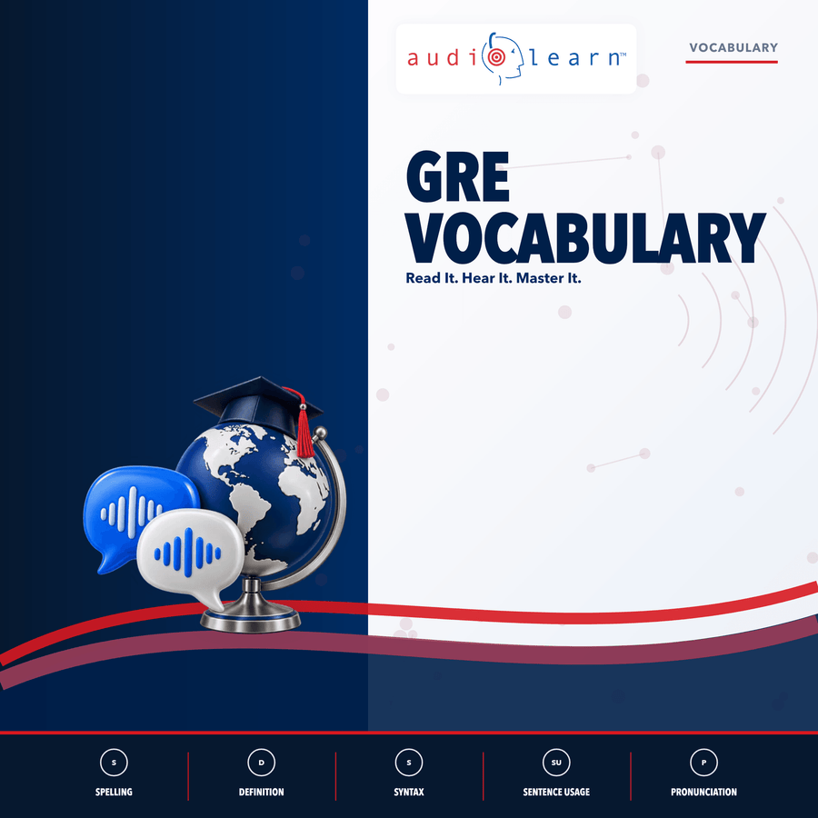 GRE Vocabulary audio course cover