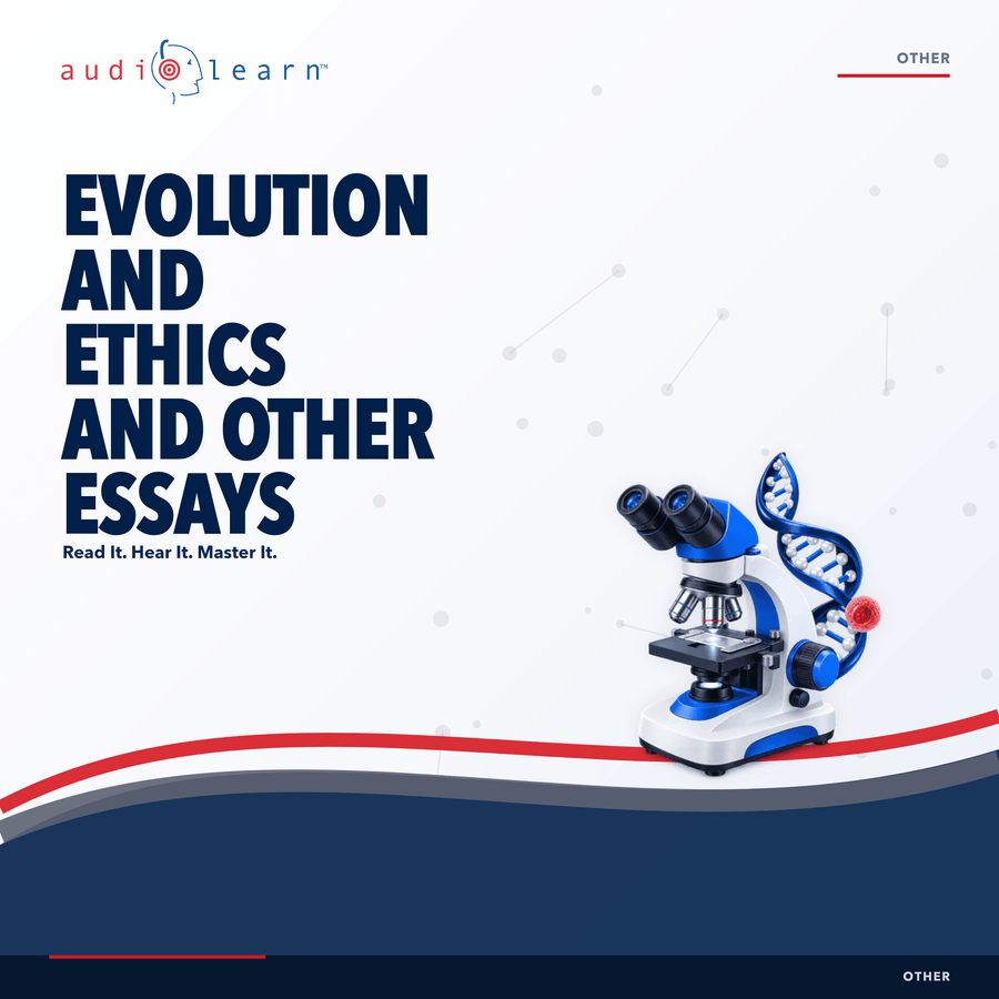Evolution and Ethics and Other Essays AudioLearn study guide cover