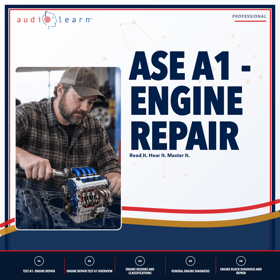 ASE Engine Repair Certification Test (A1) audio course cover