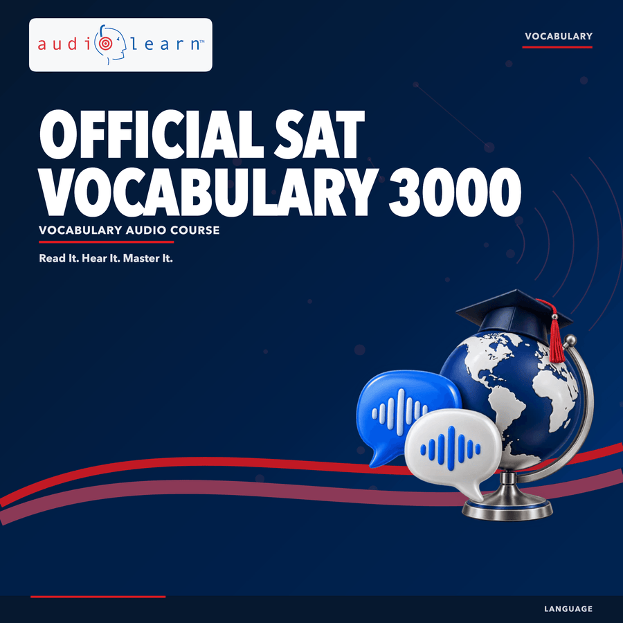 Official SAT Vocabulary 3000 audio course cover