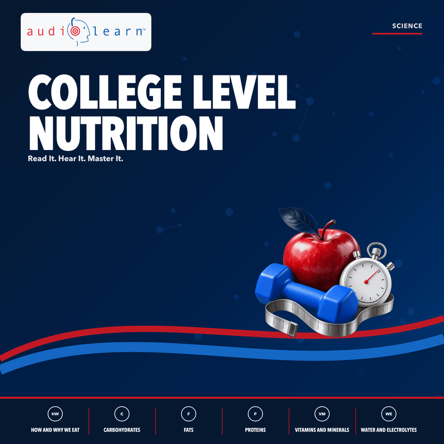 College Level Nutrition audio course cover
