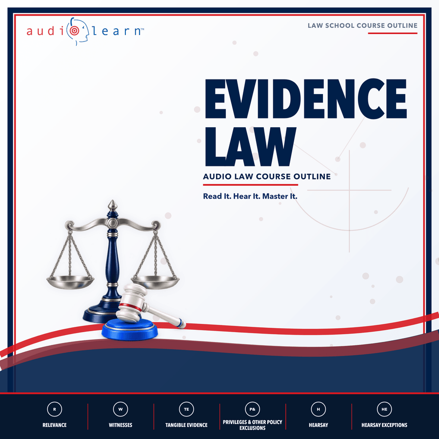 Evidence Law audio course cover