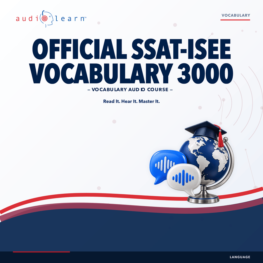 Official SSAT-ISEE Vocabulary 3000 audio course cover