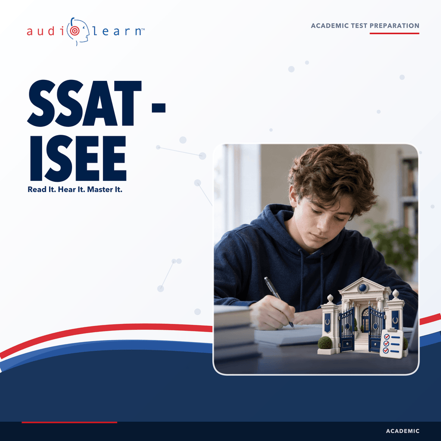 SSAT - ISEE audio course cover