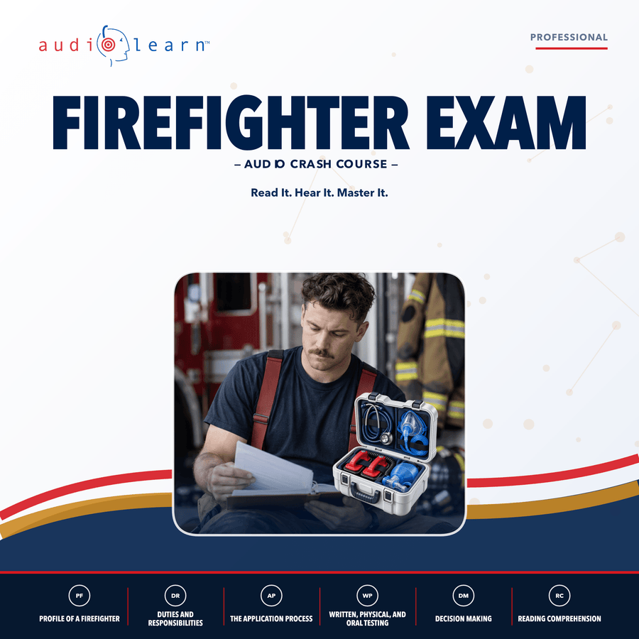 Firefighter Exam audio course cover