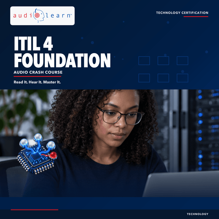 ITIL 4 Foundation audio course cover