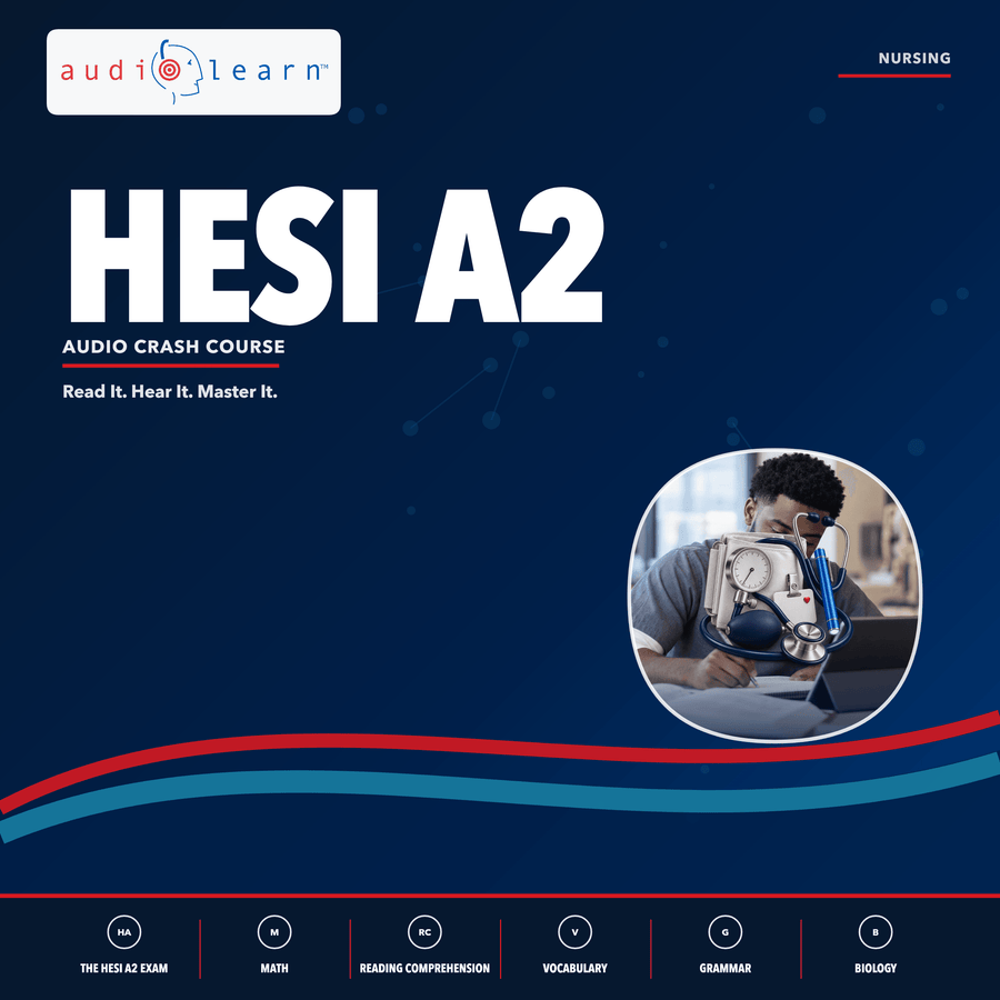 HESI A2 audio course cover