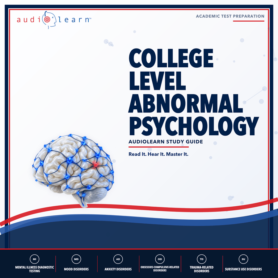 College Level Abnormal Psychology audio course cover