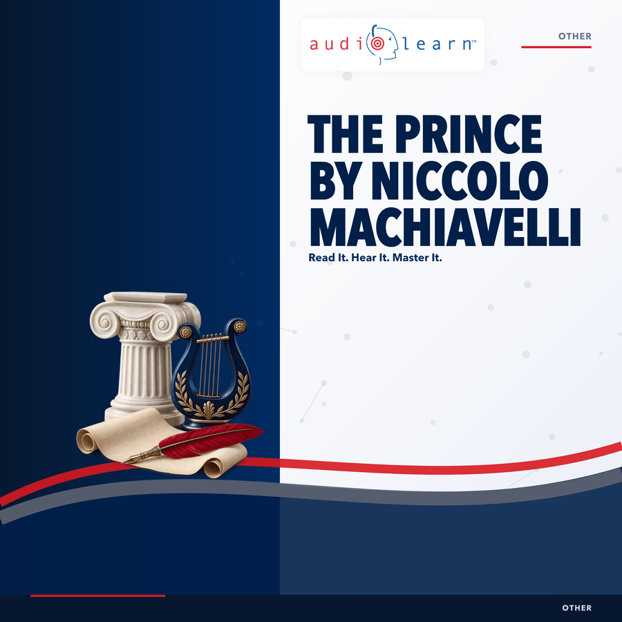 The Prince by Niccolo Machiavelli audio course cover