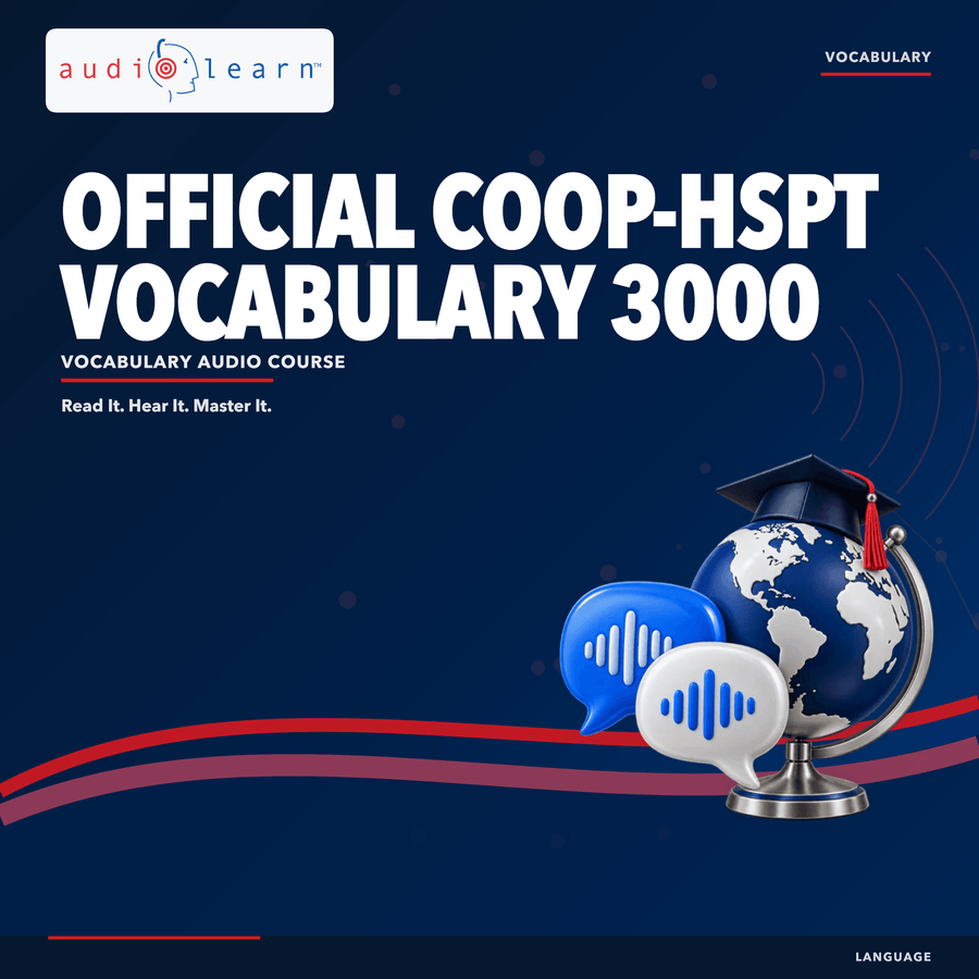 Official COOP-HSPT Vocabulary 3000 audio course cover
