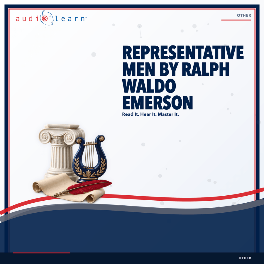 Representative Men by Ralph Waldo Emerson audio course cover