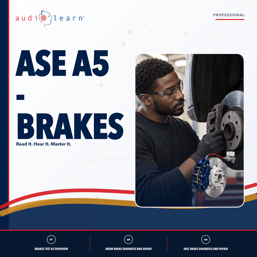 ASE Brakes Test (A5) audio course cover