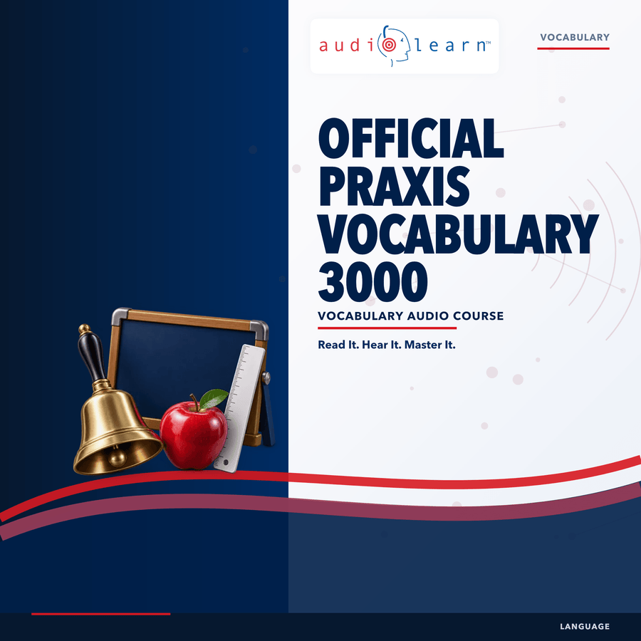 Official Praxis Vocabulary 3000 audio course cover