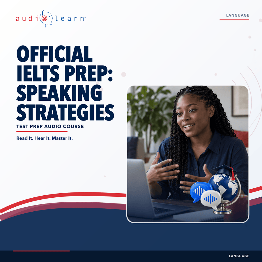 Official IELTS Prep: Speaking Strategies audio course cover