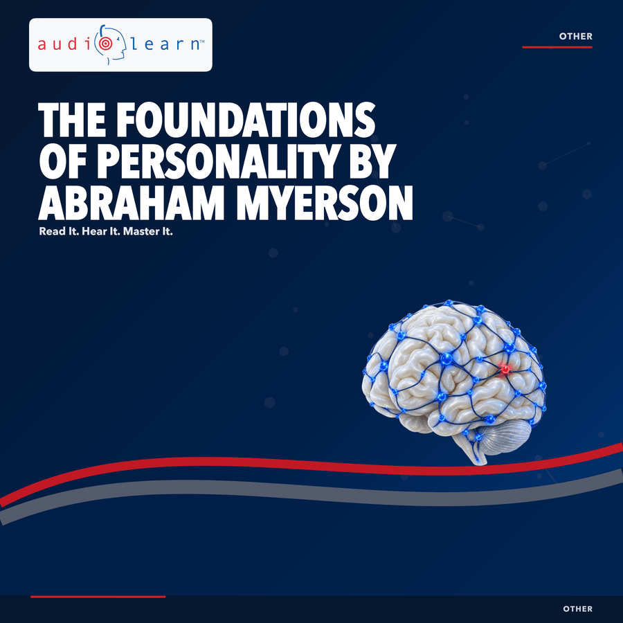 The Foundations of Personality by Abraham Myerson AudioLearn study guide cover
