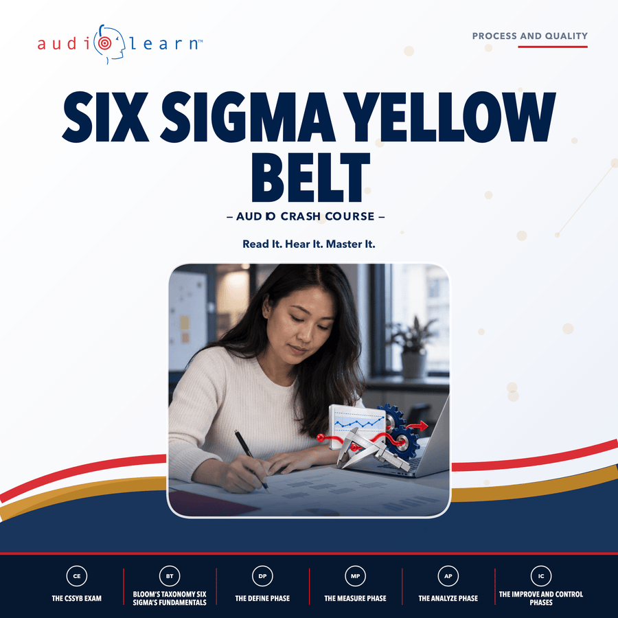 Six Sigma Yellow Belt audio course cover