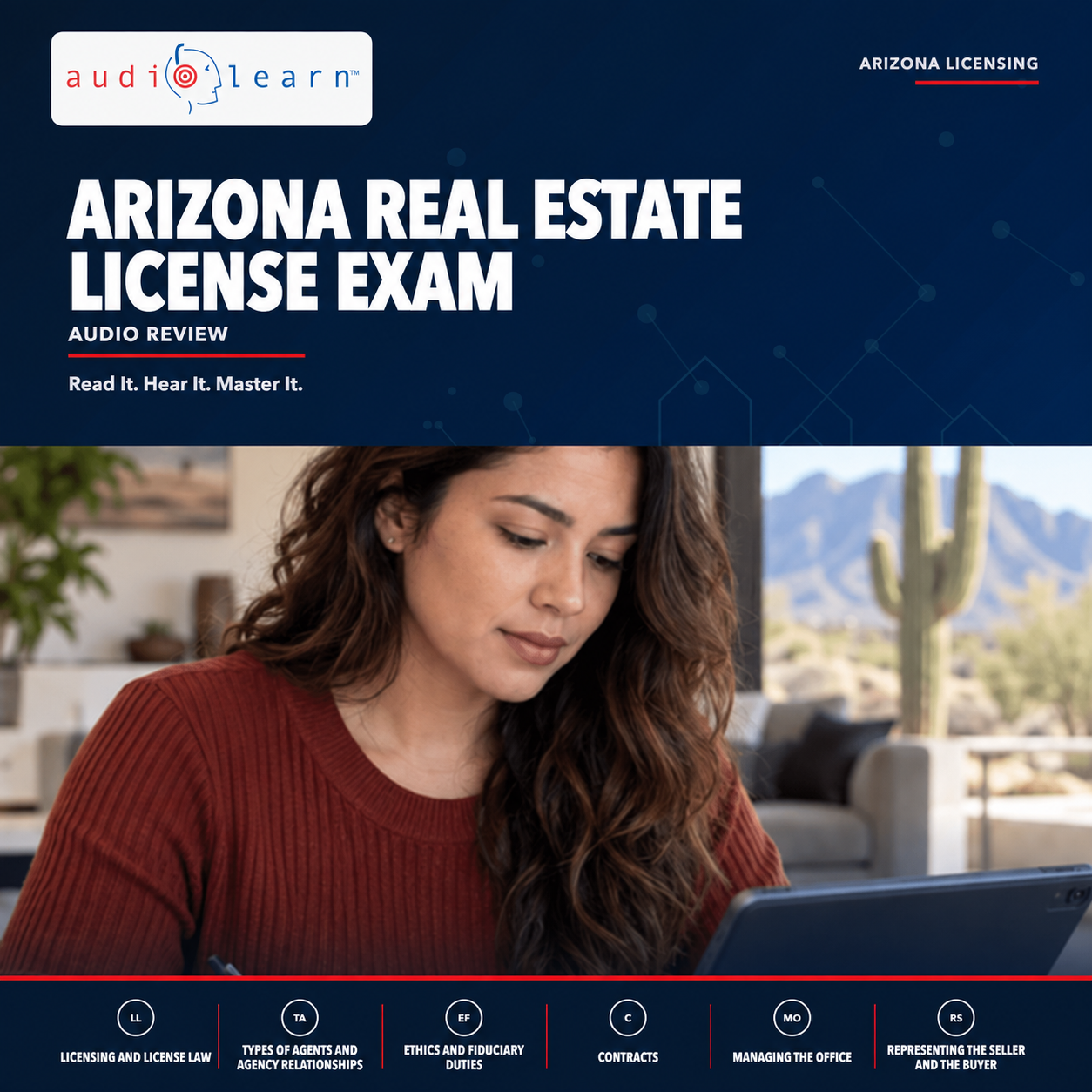 Arizona Real Estate License Exam audio course cover