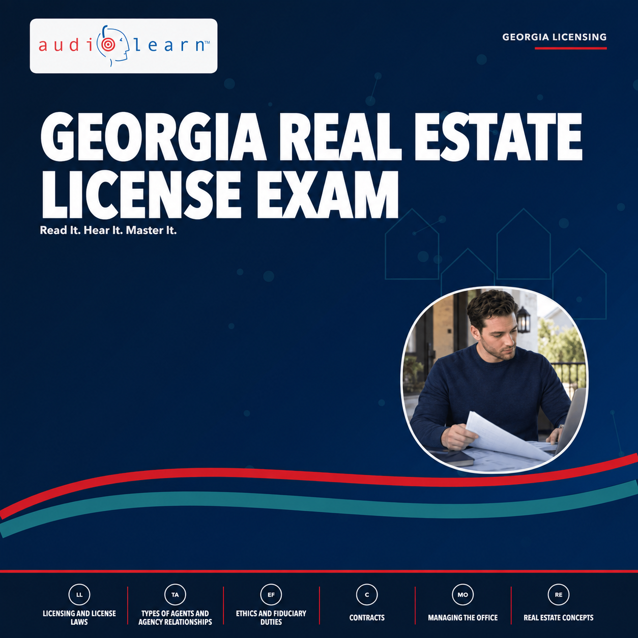 Georgia Real Estate License Exam audio course cover
