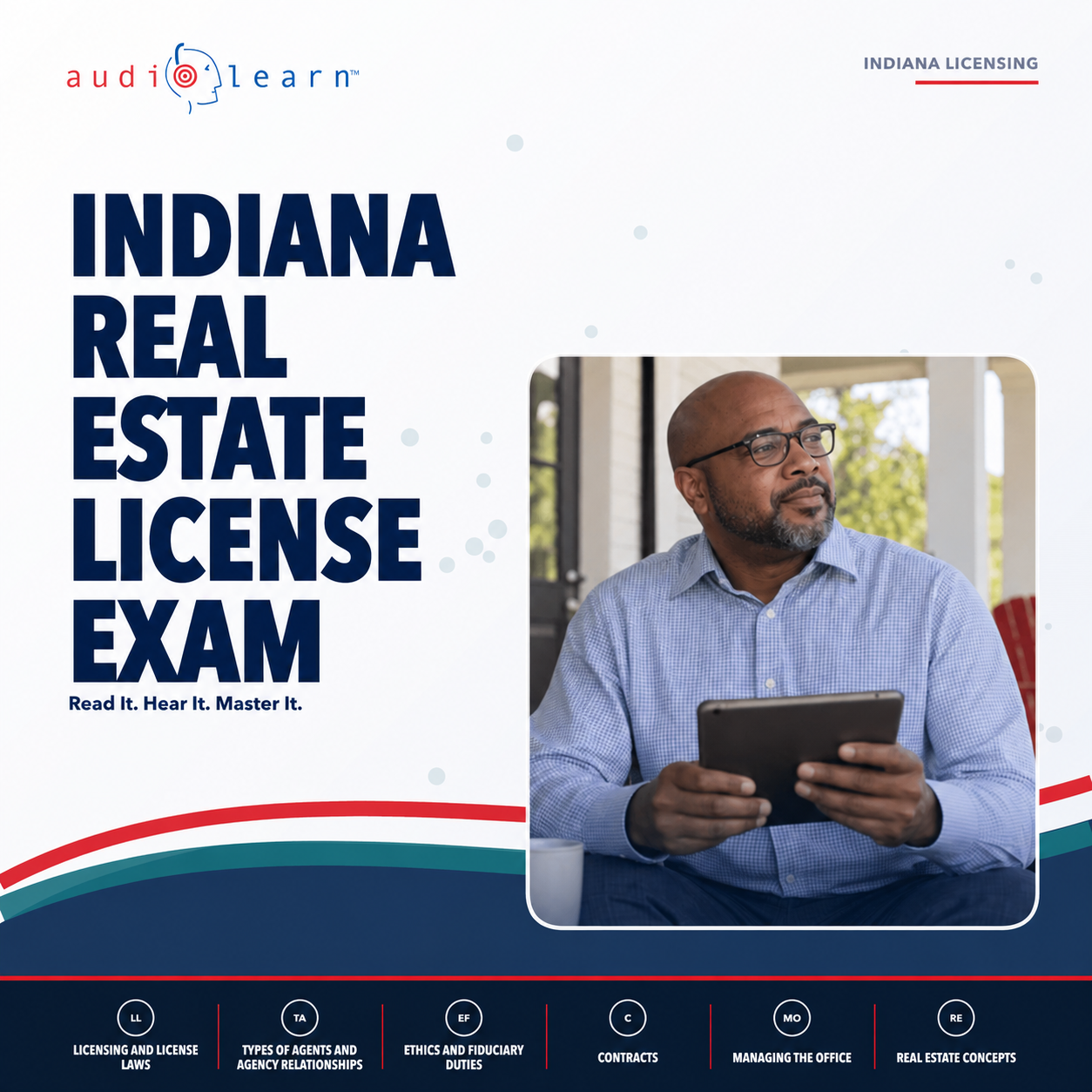 Indiana Real Estate License Exam audio course cover