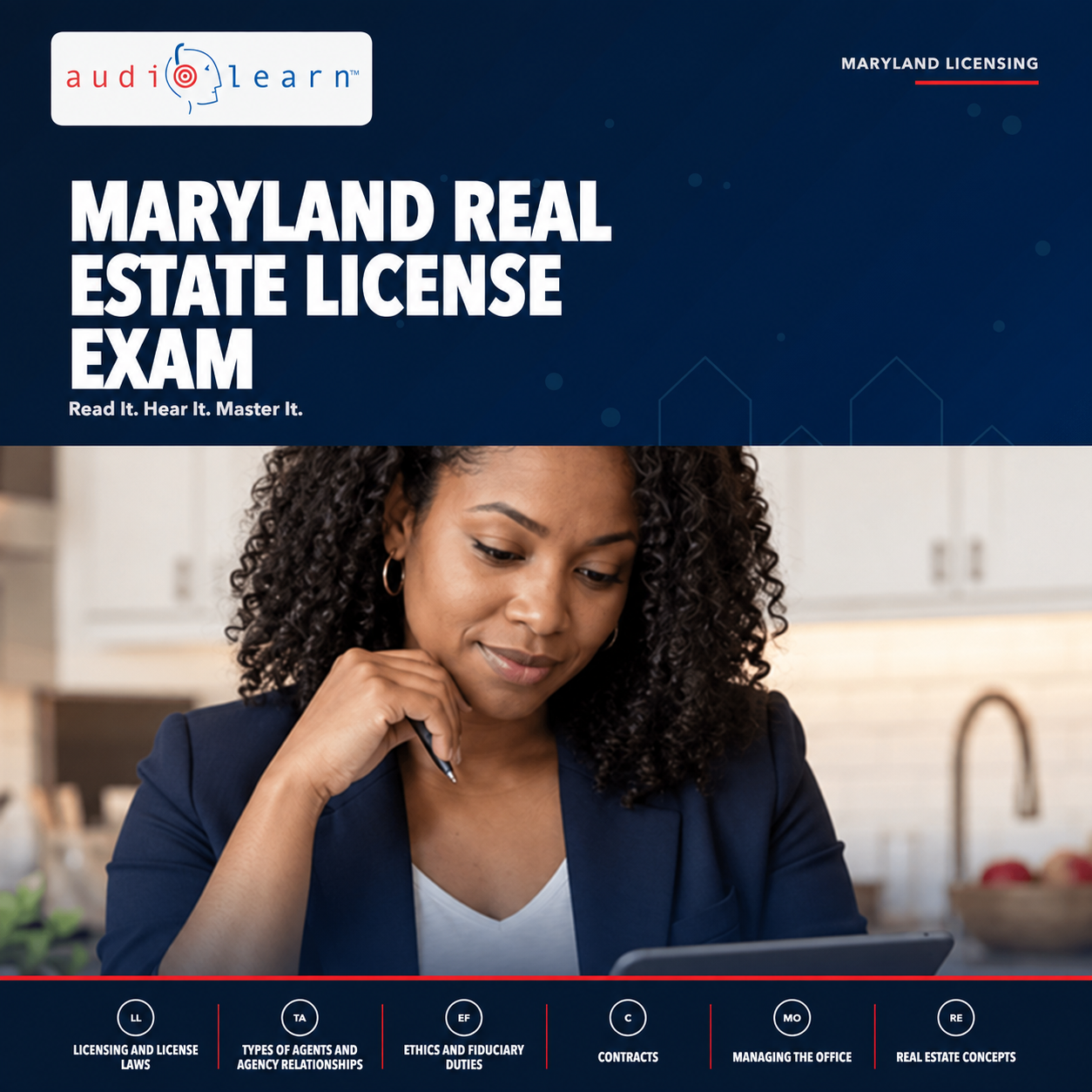Maryland Real Estate License Exam audio course cover