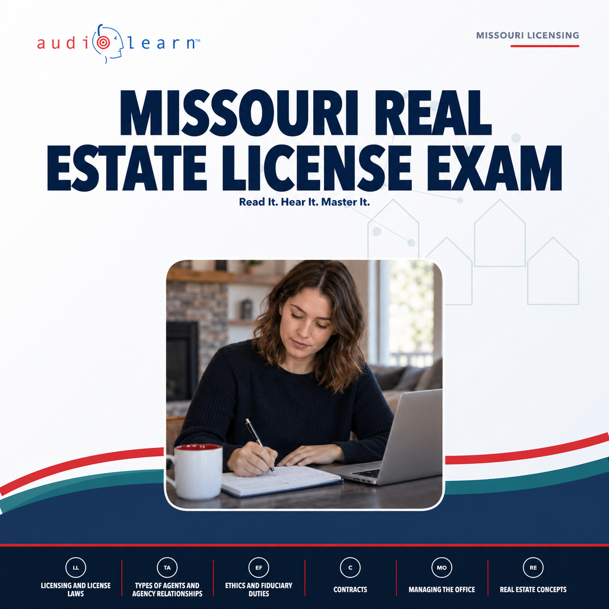 Missouri Real Estate License Exam audio course cover