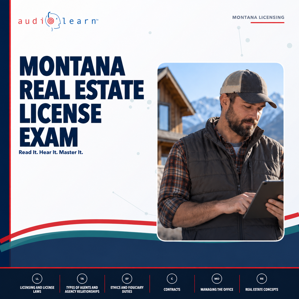 Montana Real Estate License Exam audio course cover
