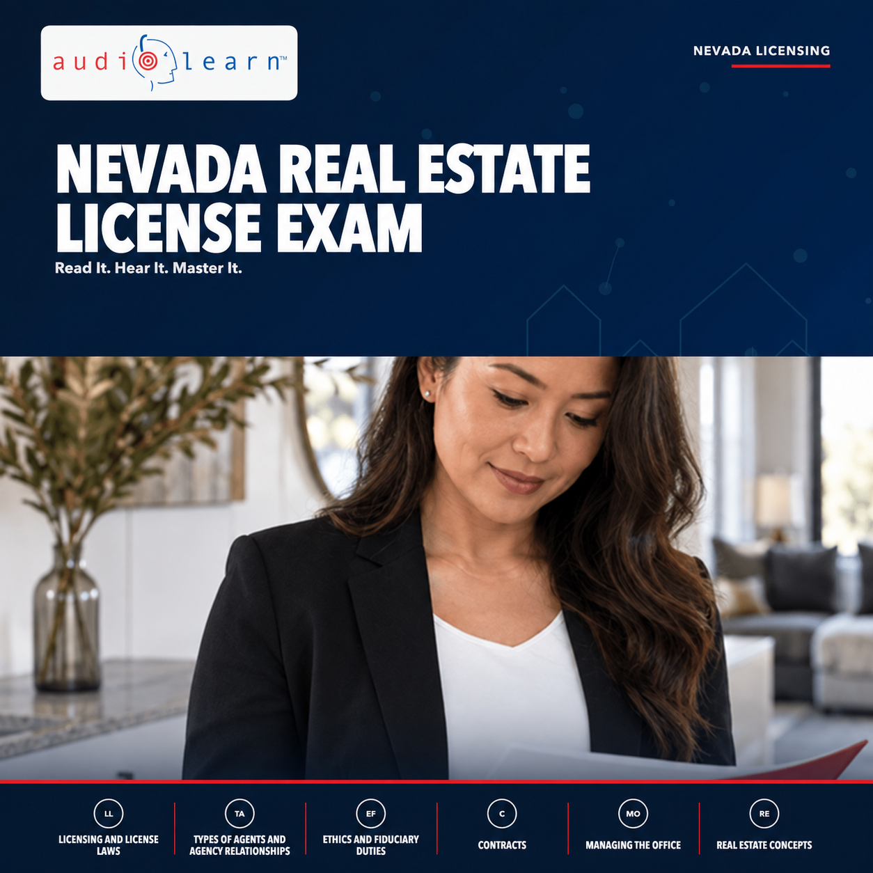 Nevada Real Estate License Exam audio course cover