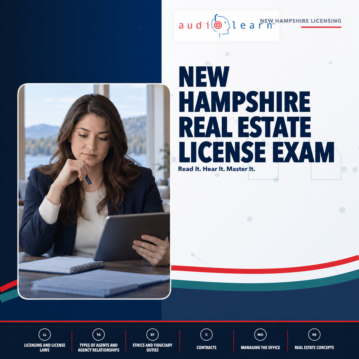 New Hampshire Real Estate License Exam audio course cover