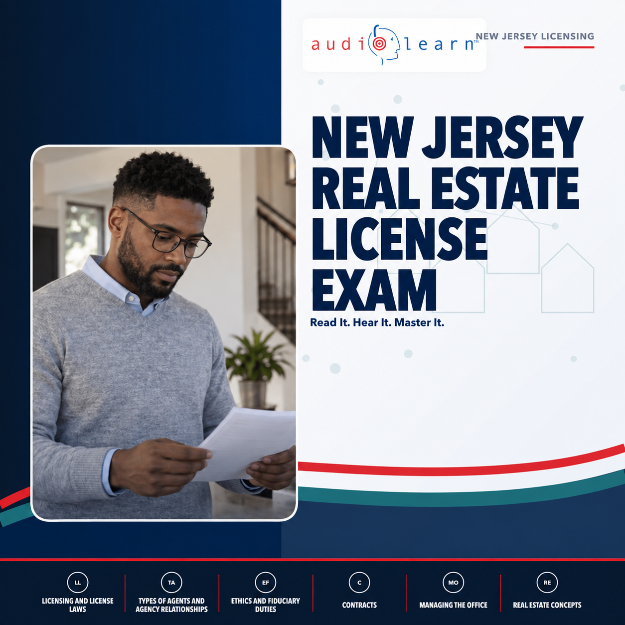 New Jersey Real Estate License Exam audio course cover