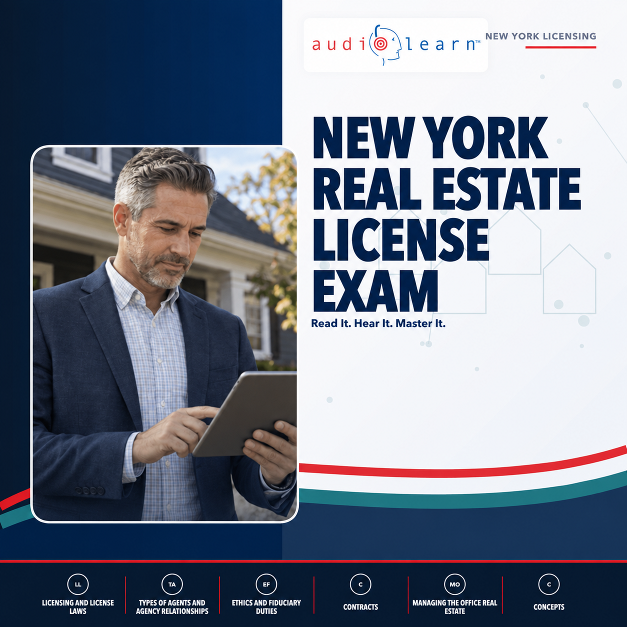 New York Real Estate License Exam audio course cover