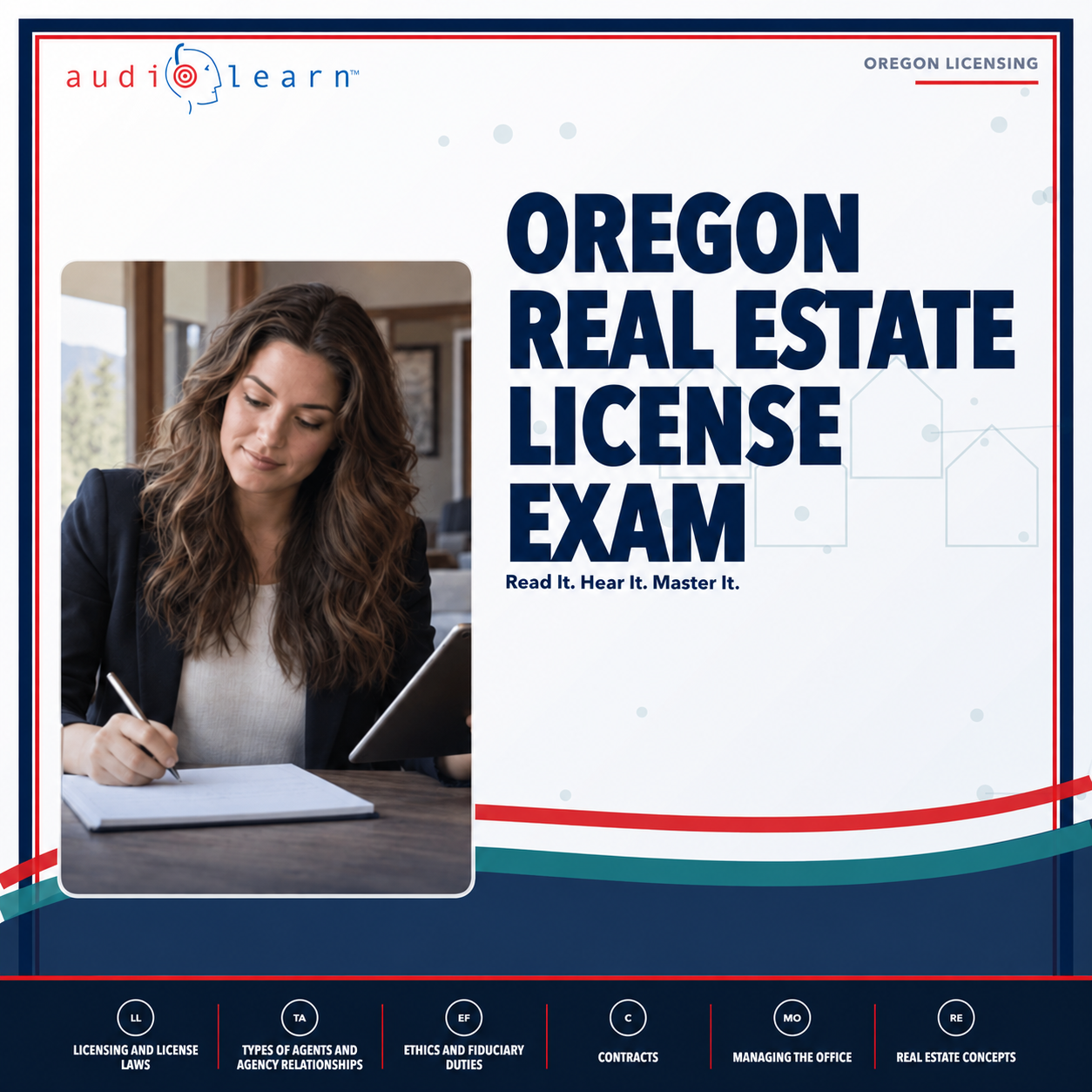 Oregon Real Estate License Exam audio course cover