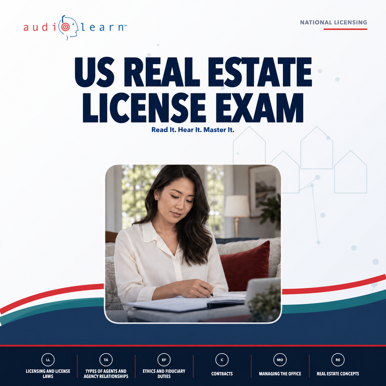 US Real Estate License Exam audio course cover
