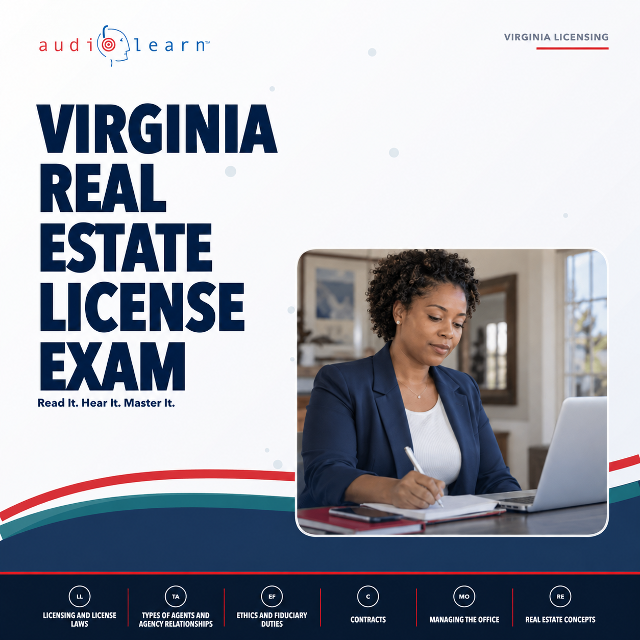 Virginia Real Estate License Exam audio course cover