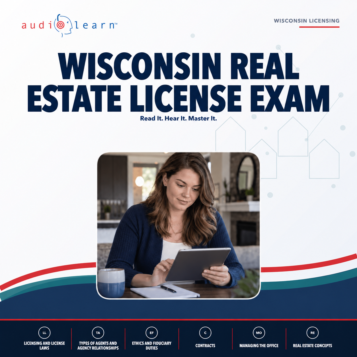 Wisconsin Real Estate License Exam audio course cover