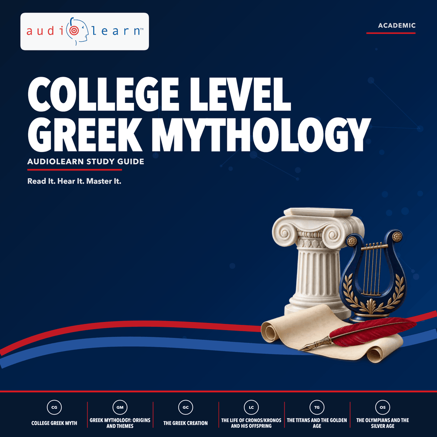 College Level Greek Mythology audio course cover