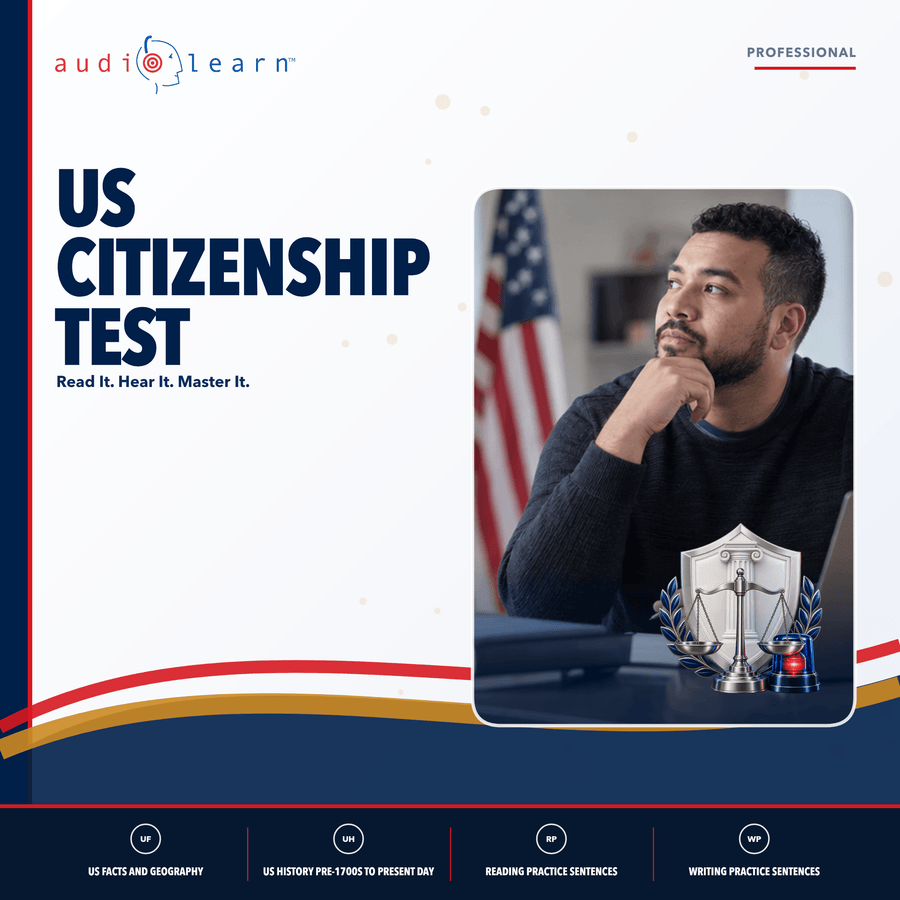 US Citizenship Test audio course cover