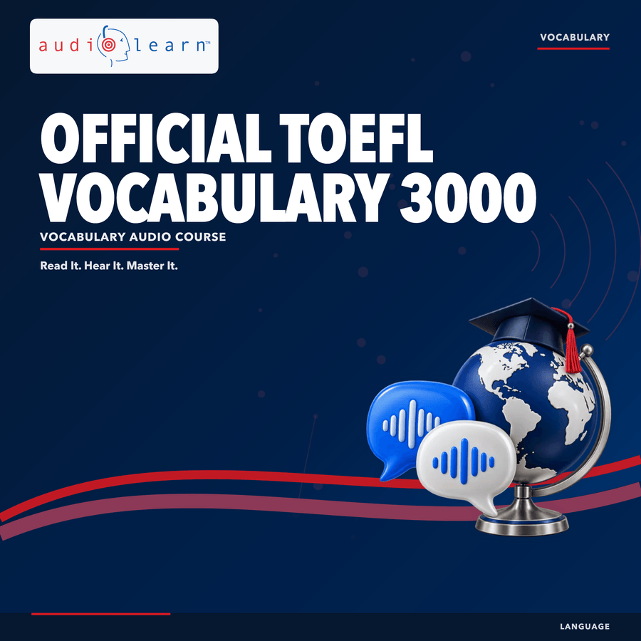 Official TOEFL Vocabulary 3000 audio course cover
