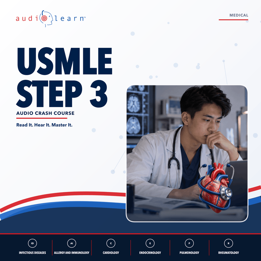 USMLE Step III audio course cover