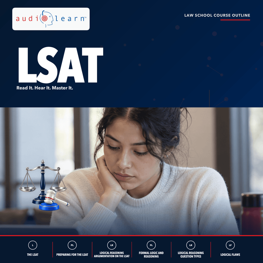 LSAT audio course cover