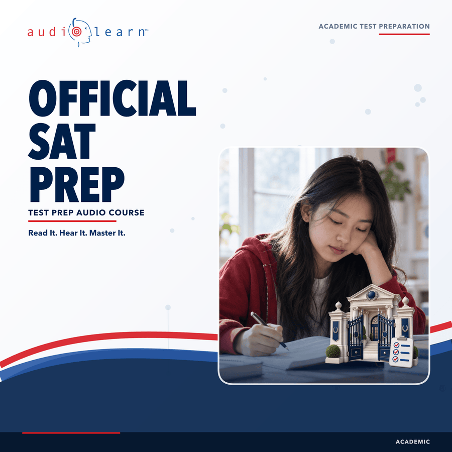 Official SAT Prep audio course cover