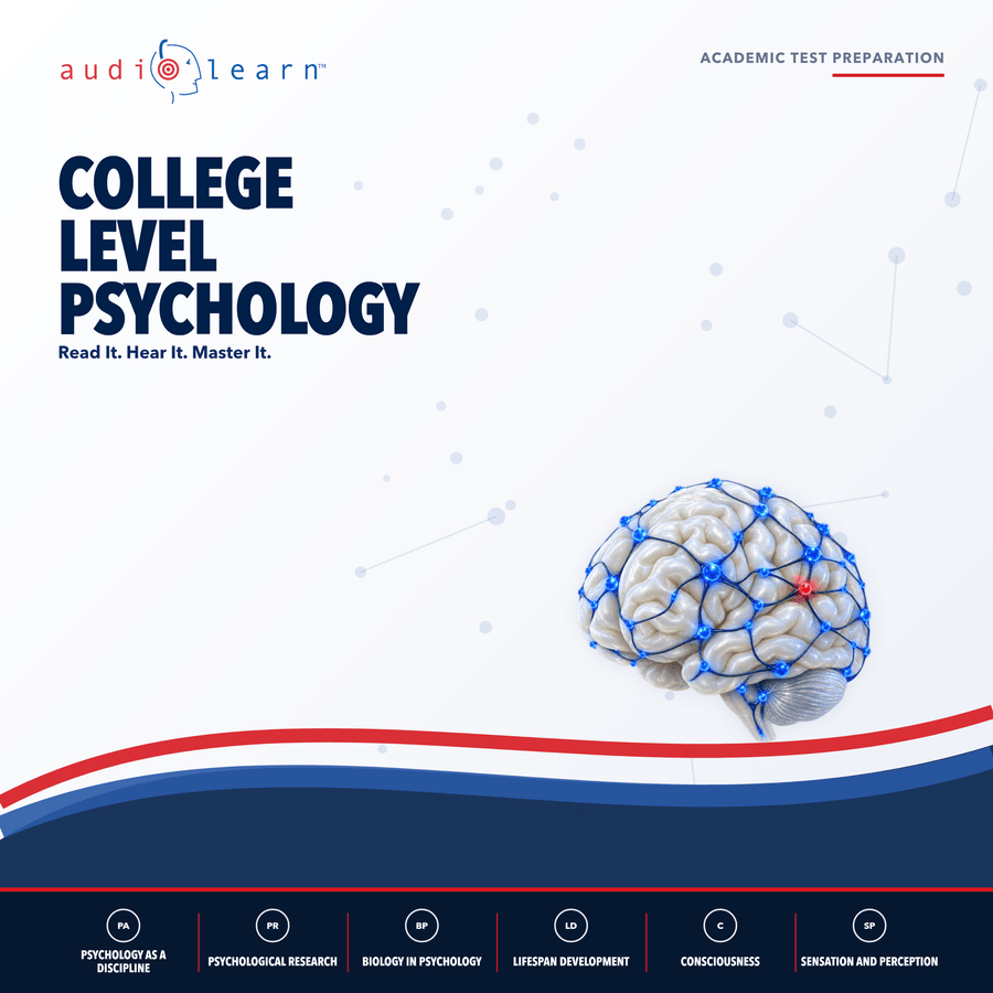 College Level Psychology audio course cover