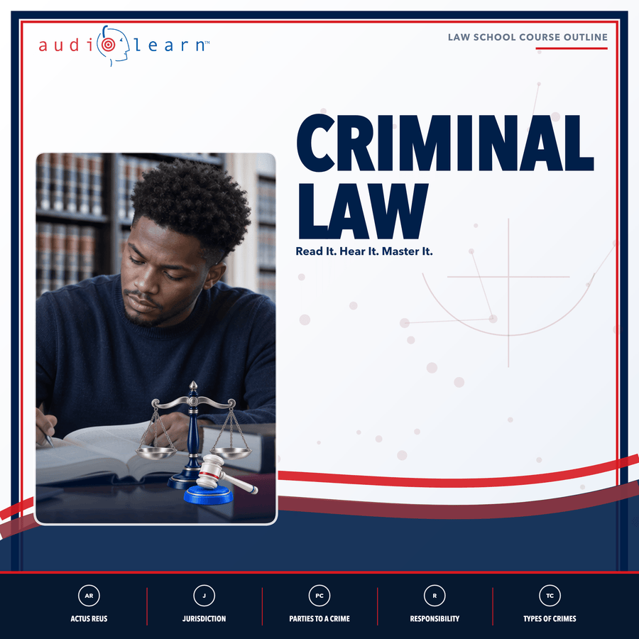Criminal Law audio course cover