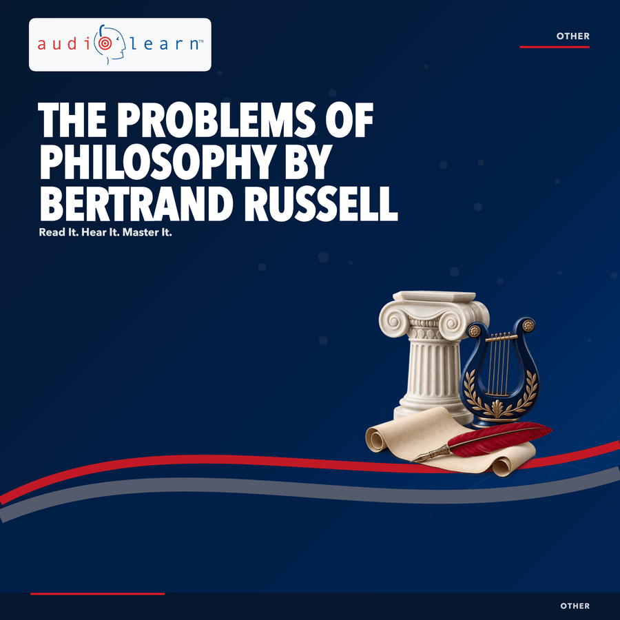 The Problems of Philosophy by Bertrand Russell AudioLearn study guide cover