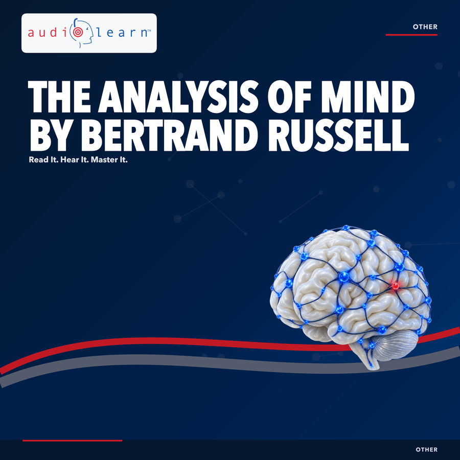 The Analysis of Mind by Bertrand Russell audio course cover