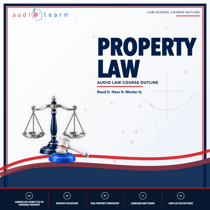 Property Law AudioLearn study guide cover