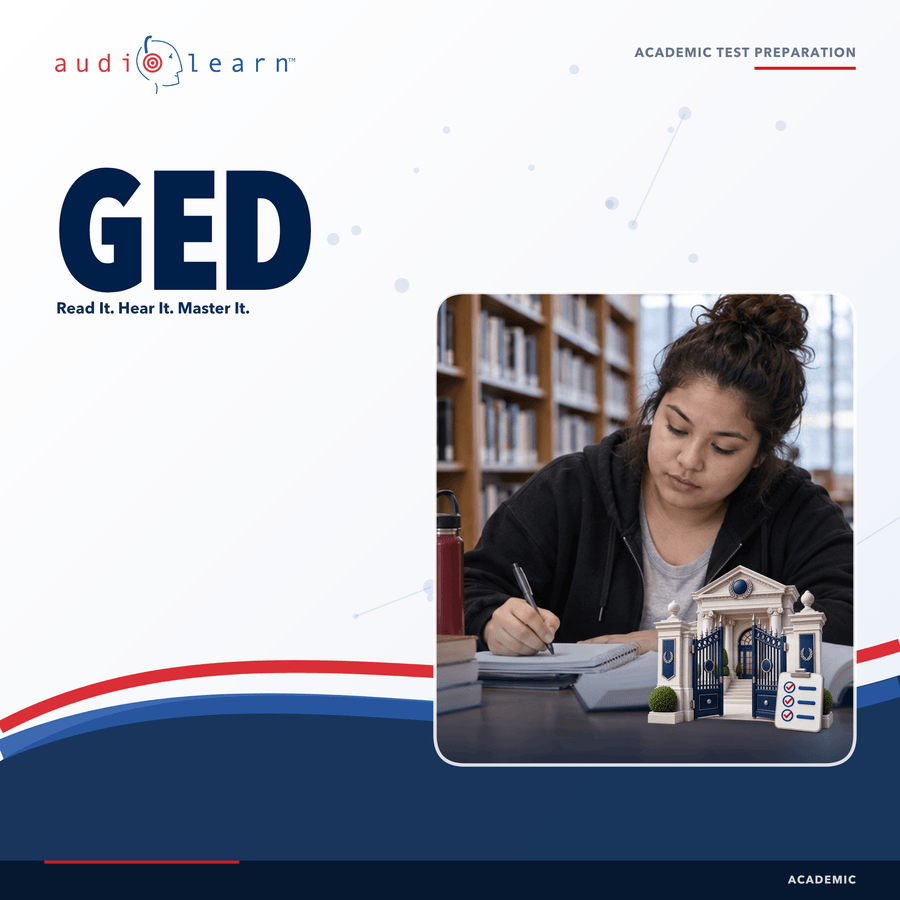 GED audio course cover