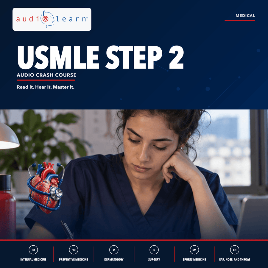 USMLE Step II audio course cover