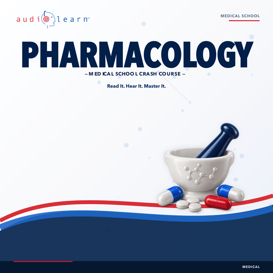 Pharmacology audio course cover