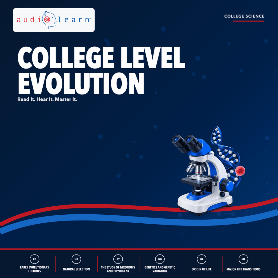 College Level Evolution audio course cover